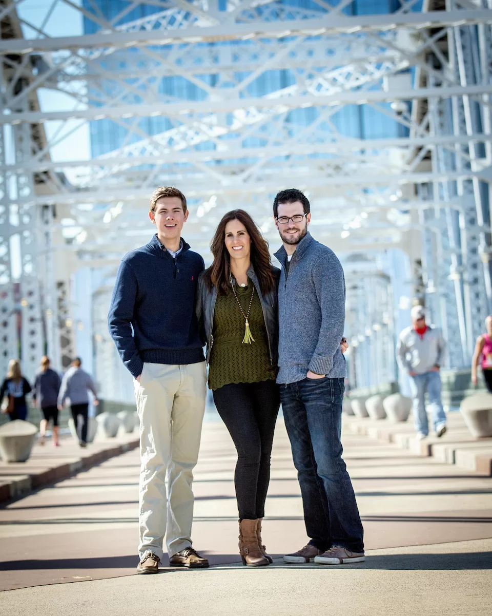 Nashville locals walking down town.